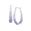 Women's Long Constellation Drop Earrings Electroplated Alloy Geometric Jewelry With Sparkling Accents In A Retro Celestial Style