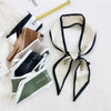 Women's Long Decorative Silk Scarf Ribbon Tie For Bag Handle Wrapping Shirt Matching And Neck Tie Accent