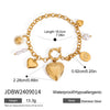 Women's Love Titanium Steel Bracelet With Geometric Design Electroplated Light Luxury High End Jewelry