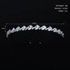 Women's Lovely Zircon Flower Headband With Fairy Inspired Geometric Plaid Inlay Details