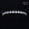 Women's Lovely Zircon Flower Headband With Fairy Inspired Geometric Plaid Inlay Details