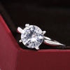 Women's Luxury Leaf Geometric Alloy Ring With White Zircon Inlay Electroplated Engagement Style Jewelry