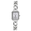 Women's Luxury Leisure Style Quartz Watch With Alloy Case Stainless Steel Strap Square Dial