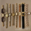 Women's Luxury Retro Bracelet Watch With Oval Dial Metal Case And Fine Steel Strap