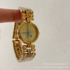 Women's Luxury Retro Bracelet Watch With Oval Dial Metal Case And Fine Steel Strap