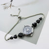 Women's Luxury Retro Round Alloy And Stainless Steel Bracelet Watch