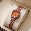 Women's Luxury Square Dial Steel Band Watch Fashion And Simple Design