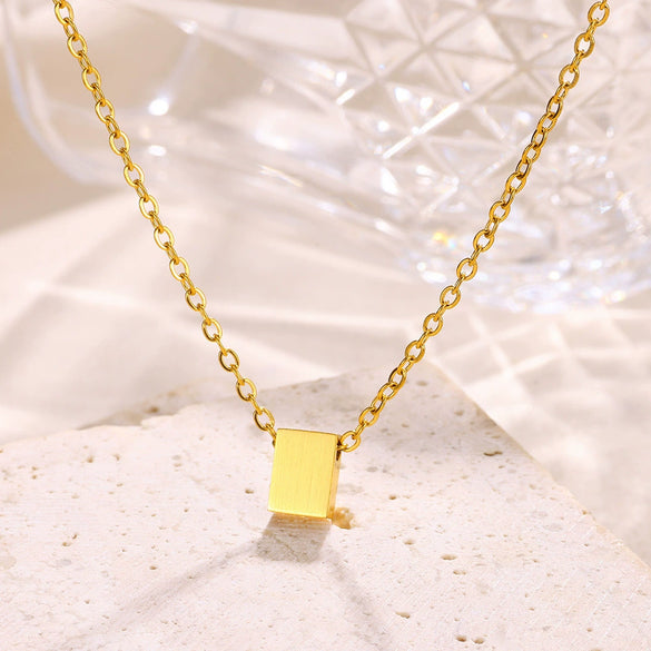 Women's Luxury Stainless Steel And Copper Zircon Necklace Set With Diamonds In Heart Shape And Bow Pattern