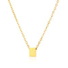 Women's Luxury Stainless Steel And Copper Zircon Necklace Set With Diamonds In Heart Shape And Bow Pattern