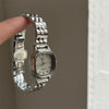 Women's Luxury Steel Band Quartz Watch Gray Silver Simple Elegant Cold Style