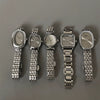 Women's Luxury Steel Band Quartz Watch Gray Silver Simple Elegant Cold Style