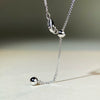 Women's Luxury Vintage Classic Style Geometric 925 Silver Plated Pendant Necklace