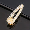 Women's Marble Acetate Hair Clip Set Sculpted Leopard Print Geometric Side Clips For Hair Accessories
