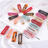 Women's Marble Acetate Hair Clip Set Sculpted Leopard Print Geometric Side Clips For Hair Accessories