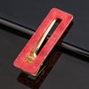 Women's Marble Acetate Hair Clip Set Sculpted Leopard Print Geometric Side Clips For Hair Accessories
