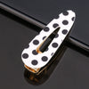 Women's Marble Acetate Hair Clip Set Sculpted Leopard Print Geometric Side Clips For Hair Accessories