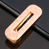 Women's Marble Acetate Hair Clip Set Sculpted Leopard Print Geometric Side Clips For Hair Accessories