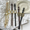 Women's Medieval Style Alloy Watch With Roman Oval Disc Retro Quartz Design