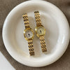 Women's Medieval Style Mini Round Alloy Band Watch