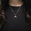 Women's Mermaid Pendant Necklace With Mixed Gem Inlay In 925 Sterling Silver Electroplated Clavicle Chain Animal Zodiac Style