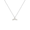 Women's Mermaid Tail And Dolphin Tail Zircon Micro Pendant Necklace Fashionable Fresh Jewelry With Copper Material Cross Chain And Mixed Gem Inlay Styling Animals Zodiac Design