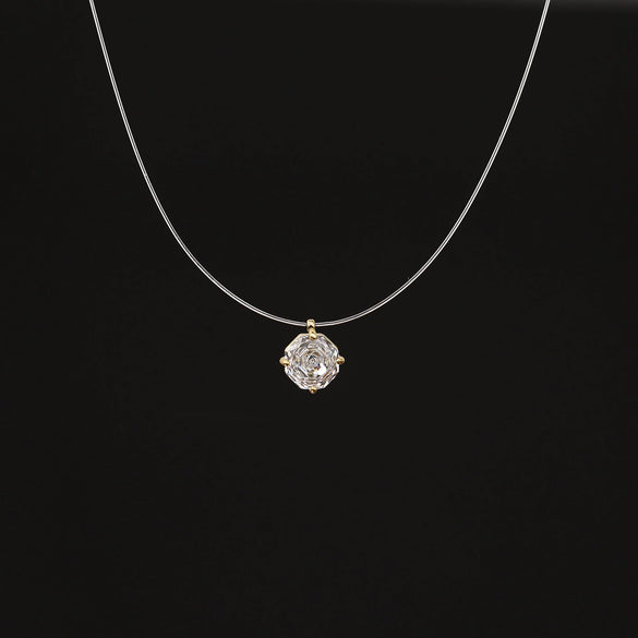 Women's Mermaid Tear Clavicle Chain Necklace Normcore Design Super Flash Zircon Pendant Alloy And Copper Material Geometric Pattern Electroplating Process