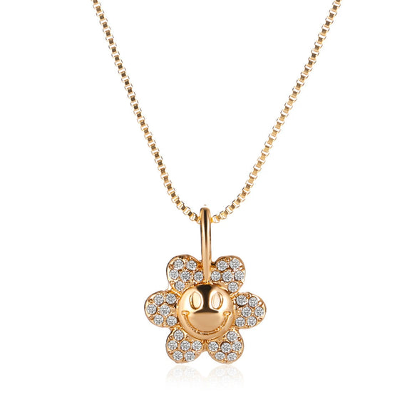 Women's Metal Alloy Pearl Necklace Punk Hiphop Creative Lock Heart Geometric Electroplated Thick Chain Clavicle Chain Sweater Chain