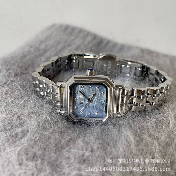 Women's Metal Alloy Stainless Steel Band Round Dial Romantic Elegant Fashionable Watch
