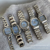 Women's Metal Alloy Stainless Steel Band Round Dial Romantic Elegant Fashionable Watch