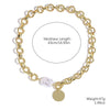 Women's Metal And Porcelain Heart Shape Love Pendant Clavicle Chain Necklace With Electroplating