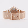 Women's Metal And Stainless Steel Mesh Strap Round Dial Fashion Quartz Watch