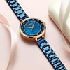 Women's Metal And Stainless Steel Round Fashion Waterproof Watch