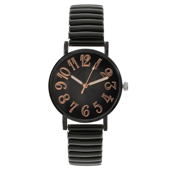 Women's Metal Band Round Dial Quartz Watch Fashion Style