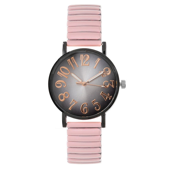 Women's Metal Band Round Dial Quartz Watch Fashion Style