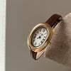 Women's Metal Belt Oval Retro Quartz Watch