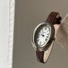 Women's Metal Belt Oval Retro Quartz Watch