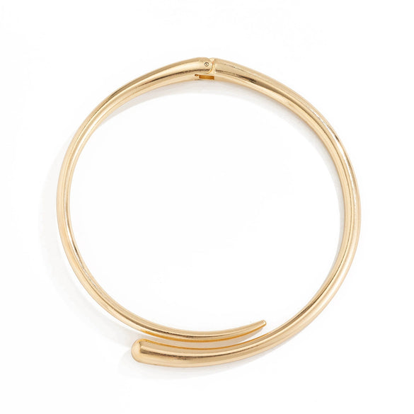 Women's Metal Choker With Geometric Pattern Made Of Zinc Alloy