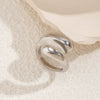 Women's Metal Choker With Geometric Pattern Made Of Zinc Alloy