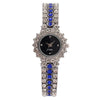 Women's Metal Copper Buckle Fashion Diamond Quartz Round Dial Watch