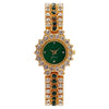 Women's Metal Copper Buckle Fashion Diamond Quartz Round Dial Watch