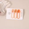 Women's Metal Cute Candycolored Frosted Onecharacter Clip Set With Baking Paint Process