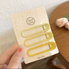Women's Metal Cute Candycolored Frosted Onecharacter Clip Set With Baking Paint Process