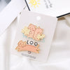 Women's Metal Duckbill Hairpin With Japanese Cartoon Star Cat Design And Electroplating Treatment