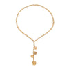 Women's Metal Geometric Figure Long Necklace With Iron Chain Alloy And Electroplating Design
