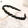Women's Metal Handmade Hairband Hair Accessories Sweet Outgoing Candy Color Thin Bright Silk Yarn