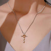 Women's Metal Heart Shaped Geometric Ins Style Electroplated Clavicle Chain Necklace