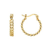 Women's Metal Hollow Earrings Copper Electroplating