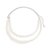 Women's Metal Imitation Pearl Double Waist Chain Bikini Body Chain