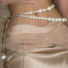 Women's Metal Imitation Pearl Double Waist Chain Bikini Body Chain