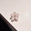 Women's Metal Plant Flower Electroplated Hair Gripper